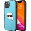 Karl Lagerfeld Klhcp13spkmb Iphone 13 Mini 5.4 Leather Ikonik Karl`s Head Telefondeksel