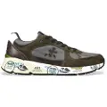Premiata for man. MASE Leather Sneakers Mase green (45), Flat, Laces, Casual