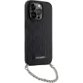 Karl Lagerfeld Klhcp14xsacklhpk Iphone 14 Pro Max 6.7 Saffiano Monogram Chain Telefondeksel