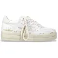 Premiata for woman. MICOL Micol Leather Sneakers white (36), 3 to 5 cm, Laces, Casual