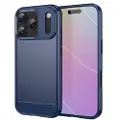 Mtp Products iPhone 17 Pro Børstet TPU-deksel - karbonfiber - blå