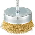 Makita - Trådkoppbørste - for tre, metall, ferniss, rust - 80 mm - 1/4 - heksagonal - for Makita 6408, DDF482Z, DDF485RTJ, DDF485RTJ3, DDF486RTJ, DDF486Z