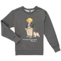 Ralph Lauren for boy. 323979490001 Sweatshirt Bear grey (8años=136/138cm), Casual, Cotton, children's fashion