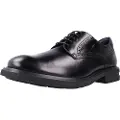 Fluchos for man. F0630_SIER_NEGR Belgian leather shoes F0630 black (45), Laces, Casual