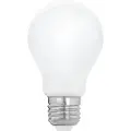 Eglo - LED-lyspære - form: A60 - E27 - 7.5 W (ekvivalent 60 W) - klasse F - varmt hvitt lys - 2700 K - melkehvit