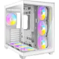 Antec C5 - Mid tower - ATX - sidepanel med vindu (herdet glass) - ingen strømforsyning - hvit - USB/Audio/Mic