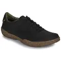 El naturalista for man. 256161101005_001 Trainers N5616 Turtle black (43), Leather, Flat, Laces, Casual