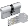 Basi BM5201-2040-0040, Europrofilsylinder, Sølv, 3 stykker, 1 stykker, 422 g, 1,5 cm