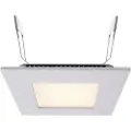 Deko-light 565153 LED Panel Square 8 LED-indbygningslys EEK: G (A - G) LED (RGB) LED indbygget 7 W Perlelysegrå (RAL 9022)