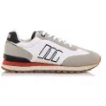 Mustang for man. 84807 Trainers Track white (46), Flat, Laces, Casual