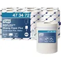 Tork Aftørringspapir Allround Tork Reflex M4 Plus centerfeed, 2-lags, hvid - (6 ruller pr. karton)