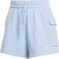 Adidas Essentials Small Logo French Terry Cargo Shorts