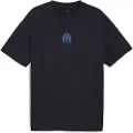 Puma Olympique de Marseille FtblEssentials Cellerator Tee Unisex, Clothing, Navy/Vivid Blue, XL