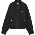 Puma T7 Satin Bomber Jacket Women, Clothing, Black, M
