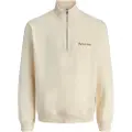 Jack & Jones Norrebro Emb Halv Glidelås Genser