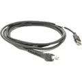 Zebra USB-kabel, 2,1 m, gerade - USB-kabel (Type A) gerade, kabelkode U01 (CBA-U01-S07ZAR)