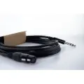 Cordial 14820, XLR, Hunkjønn, 6.35mm, Hankjønn, 1 m, Sort
