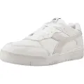Diadora for man. 201182032 Leather Sneakers B560 Used white (42), Flat, Laces, Casual