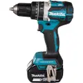 Makita DHP484RTE, Boremaskin med pistolgrep, Nøkkelløs, Sort, Blå, 1,3 cm, 2000 RPM, 3,8 cm