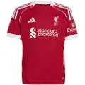 Adidas Liverpool Fc 25/26 Hjem Junior T-skjorte Med Korte Ermer