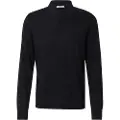 JJ REBEL Callum Knit Langermet Poloskjorte