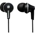 Panasonic RP-HJE125E-K - Ergofit - ørepropper - i øret - kablet - 3,5 mm jakk - svart