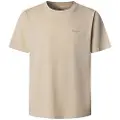 Pepe Jeans for man. PM508664 Jacko beige T-shirt (S), Casual, Cotton, Short sleeve, Sustainable