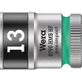 Wera 05003747001, Stikkontakt, 3/8, Metrisk, 1 hoder, 13 mm, Kromvanadiumstål