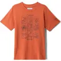 Columbia Valley Creek Short Sleeve Graphic Kids T-skjorte oransj