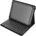 Deltaco Case and Bluetooth Keyboard for 10" Tablets - Tastatur & Foliosett - Nordisk - Svart