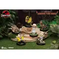 Beast Kingdom Toys Jurassic Park Mini Egg Attack-serie Sett Med Minifigur 10 Cm