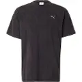 Puma Essentials Elevated Relaxed Wash Tee Men, Clothing, Black, L