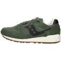 Saucony for man. S70665-69 Shadow 5000 green leather shoes (43), Flat, Laces, Casual