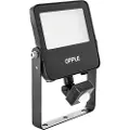 OPPLE Lighting Lighting Re144-10W-840-BL-MD, Sort, IP65, Aluminium, Polykarbonat (PC), Herdet glass, I, IK07, 1 m