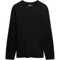 Superdry for man. M6010910A Classic Essential T-shirt black (L), Casual, Cotton, Long sleeve