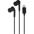 Puro PUIPHF31USBCBLK, Koblet med ledninger (ikke trådløs), Samtaler/musikk, 11 g, Hodesett, Sort
