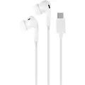 Puro PUIPHF31USBCWHI, Koblet med ledninger (ikke trådløs), Samtaler/musikk, 11 g, Hodesett, Hvit
