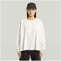 G-Star for woman. D27742-D976-111 Oversized T-shirt A line off-white (XXS), Casual, Long sleeve, Organic Cotton, Sustainable