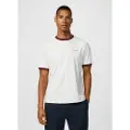Hackett London for man. HM5000036 Club T-shirt white (XXL), Casual, Cotton, Short sleeve