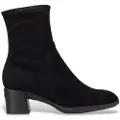 Wonders for woman. H-6706 Reghost 06 leather ankle boots black (36), 3 to 5 cm, Zip, Casual
