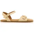 Mtng for woman. 55905 Cleo beige sandals (39), Flat, Buckle, Casual