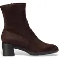 Wonders for woman. H-6706 Reghost 06 brown leather ankle boots (36), 3 to 5 cm, Zip, Casual