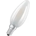 Osram STAR CLASSIC B - LED-filamentlyspære - form: B35 - mattslipt finish - E14 - 4 W (ekvivalent 40 W) - klasse E - varmt hvitt lys - 2700 K
