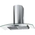 Gorenje DKG9715E, 631 m³/t, Resirkulerende, 58 dB, 450 m³/t, Veggmonterbar, Rustfritt stål