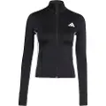 Adidas Workout Essentials Zip Through 3 Stripes Genser Med Hel Glidelås