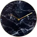 Nextime NeXtimeVeggklokke Marble, diameter 40 cmSvartVeggklokker & bordklokkerFra Homeroom