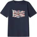Pepe Jeans for boy. PB5000014 Union Jack navy T-shirt (4Años= 80cm), Casual, Cotton, Short sleeve, children's fashion