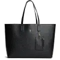Tommy Hilfiger for woman. AW0AW17687 Mono Tote Bag black (OSFA), Casual, Polyurethane