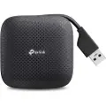 TP-LINK UH400 USB 3.0 4-Port Portable Hub USB-hub - USB 3.0 - 4 porter - Svart
