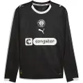 Puma FC St. Pauli 25/26 Long Sleeve Third Jersey Men, Sport, Black/White, L